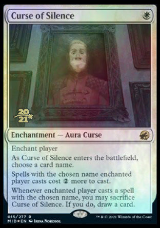 Curse of Silence [Innistrad: Midnight Hunt Prerelease Promos] | Gate City Games LLC