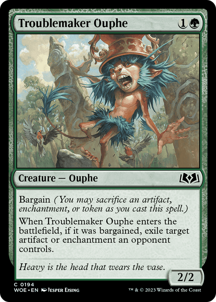 Troublemaker Ouphe [Wilds of Eldraine] | Gate City Games LLC