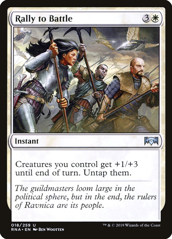Rally to Battle [Ravnica Allegiance] | Gate City Games LLC