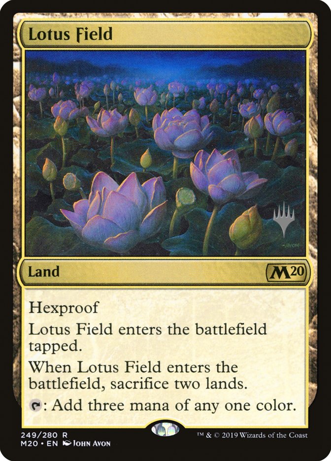 Lotus Field (Promo Pack) [Core Set 2020 Promos] | Gate City Games LLC