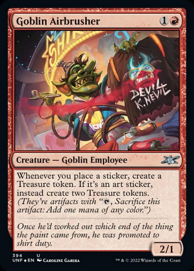 Goblin Airbrusher (Galaxy Foil) [Unfinity] | Gate City Games LLC