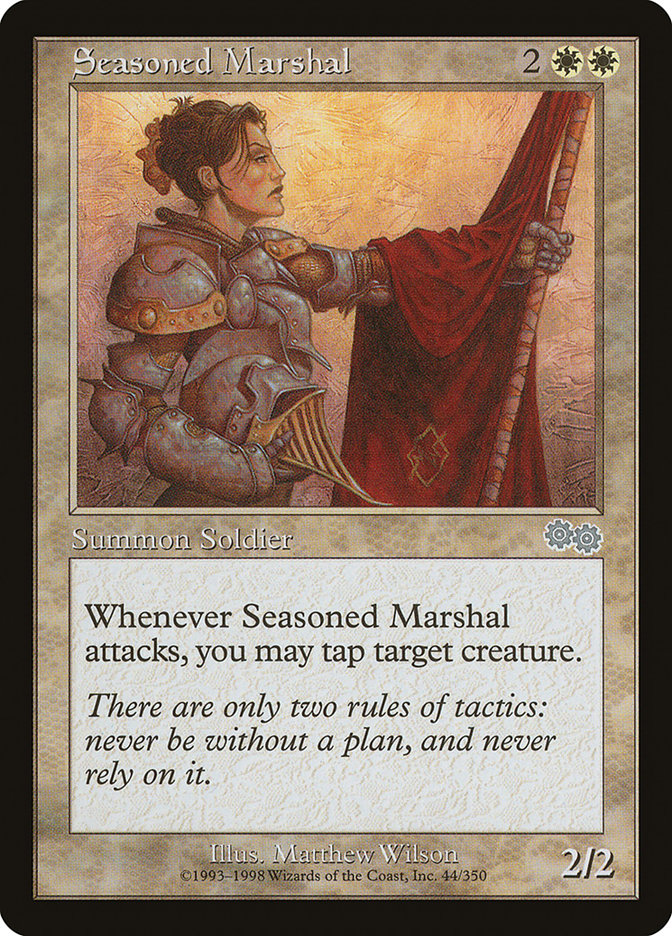 Seasoned Marshal [Urza's Saga] | Gate City Games LLC