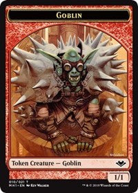 Goblin (010) // Construct (017) Double-Sided Token [Modern Horizons Tokens] | Gate City Games LLC