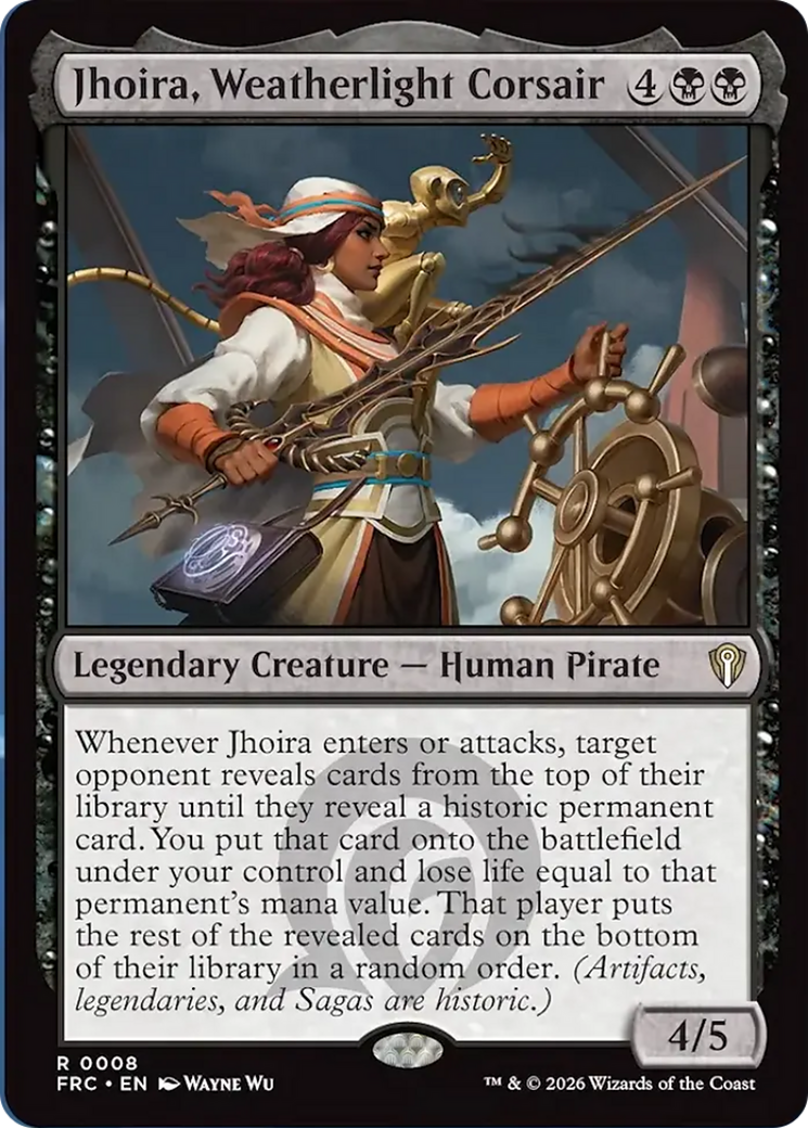Jhoira, Weatherlight Corsair [Reality Fracture Commander] | Gate City Games LLC