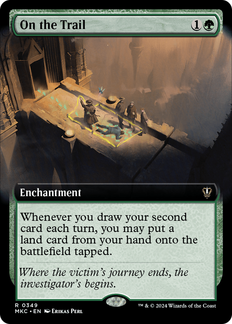 On the Trail (Extended Art) [Murders at Karlov Manor Commander] | Gate City Games LLC