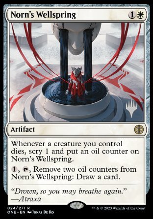 Norn's Wellspring (Promo Pack) [Phyrexia: All Will Be One Promos] | Gate City Games LLC