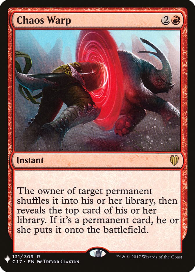 Chaos Warp (C17) [The List] | Gate City Games LLC
