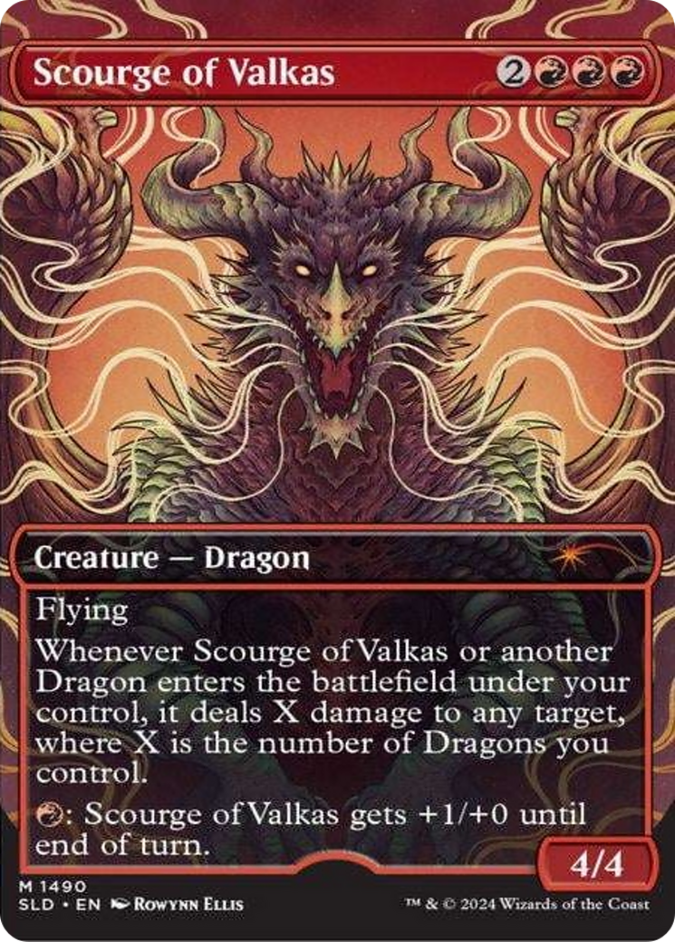 Scourge of Valkas (Rainbow Foil) [Secret Lair Drop Series] | Gate City Games LLC