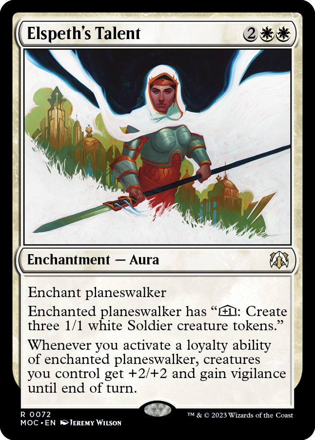 Elspeth's Talent [March of the Machine Commander] | Gate City Games LLC