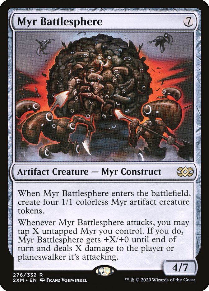 Myr Battlesphere [Double Masters] | Gate City Games LLC