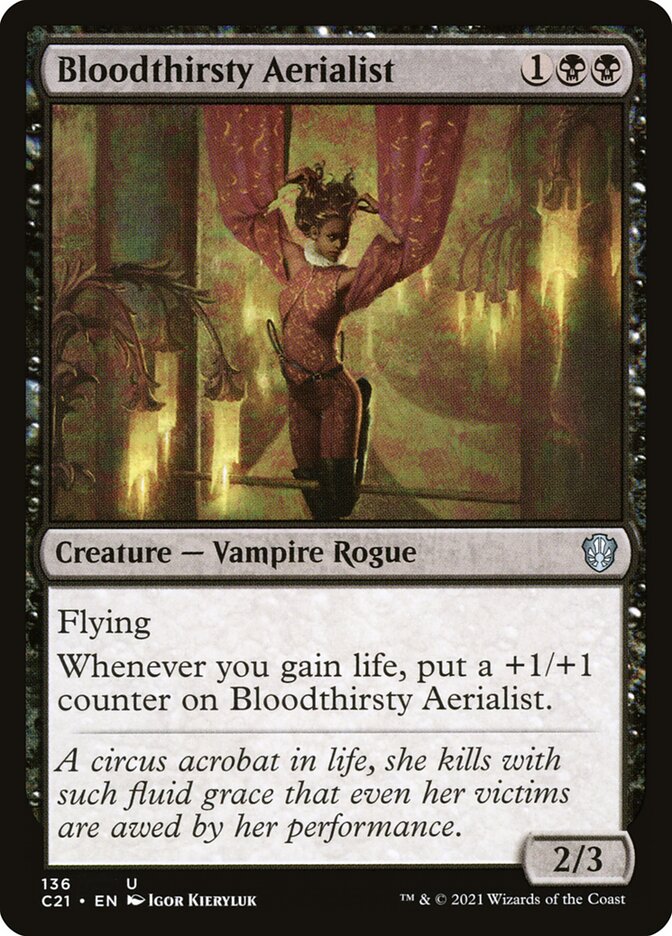 Bloodthirsty Aerialist [Commander 2021] | Gate City Games LLC