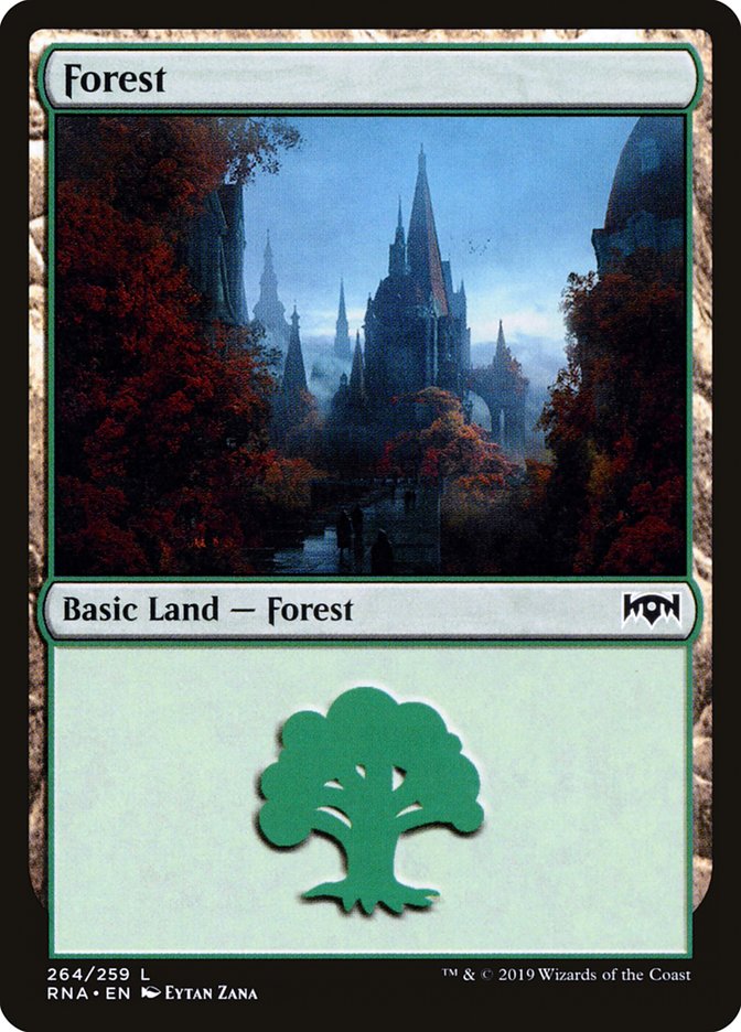 Forest (264) [Ravnica Allegiance] | Gate City Games LLC