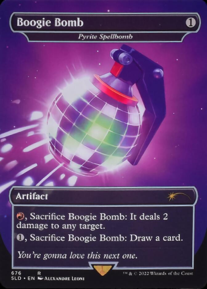 Pyrite Spellbomb - Boogie Bomb (Borderless) [Secret Lair Drop Promos] | Gate City Games LLC