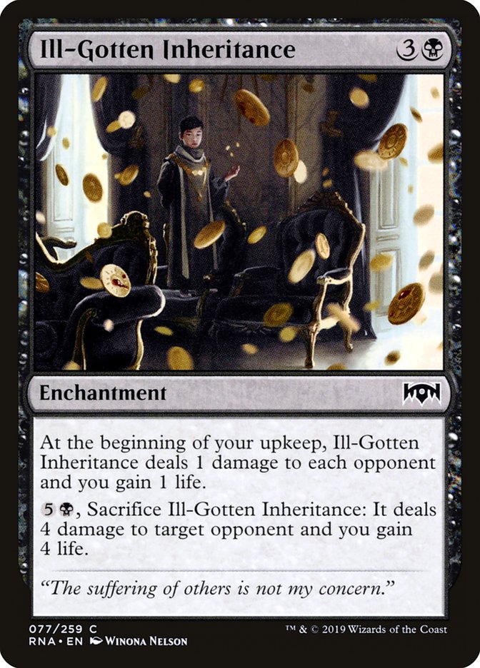 Ill-Gotten Inheritance [Ravnica Allegiance] | Gate City Games LLC