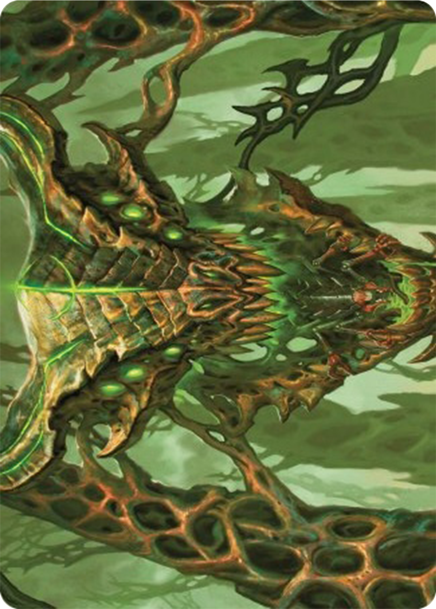 Colossal Dreadmask Art Card [Modern Horizons 3 Art Series] | Gate City Games LLC