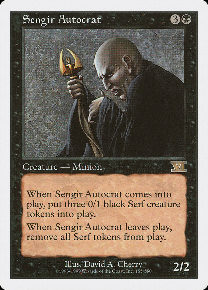 Sengir Autocrat [Classic Sixth Edition] | Gate City Games LLC