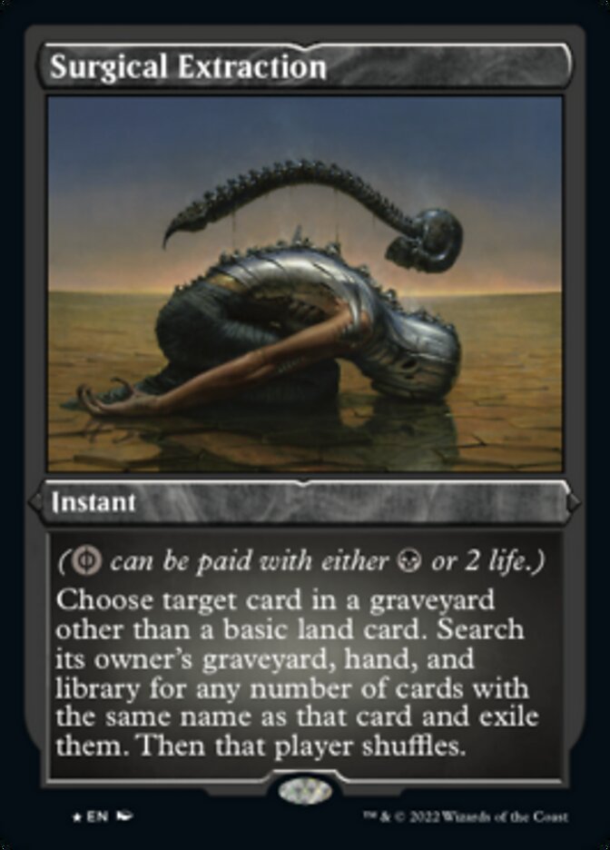 Surgical Extraction (Foil Etched) [Double Masters 2022] | Gate City Games LLC