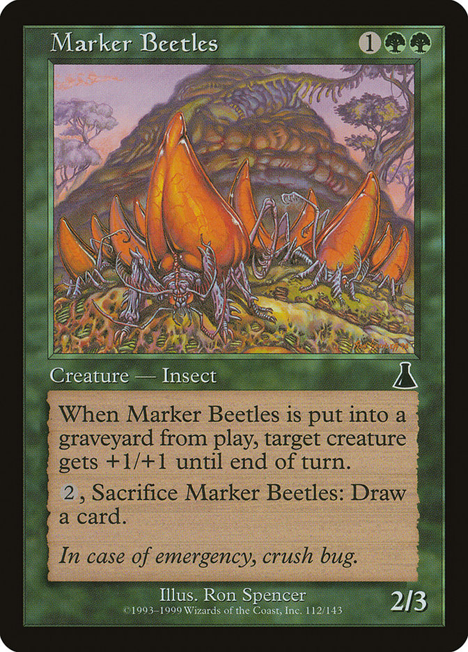 Marker Beetles [Urza's Destiny] | Gate City Games LLC