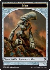 Myr (023) // Thopter (025) Double-Sided Token [Commander 2018 Tokens] | Gate City Games LLC
