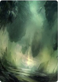 Swamp 1 Art Card [Zendikar Rising Art Series] | Gate City Games LLC