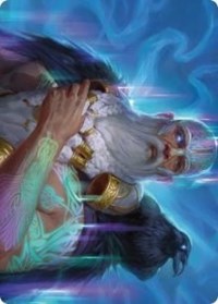 Alrund, God of the Cosmos Art Card [Kaldheim Art Series] | Gate City Games LLC