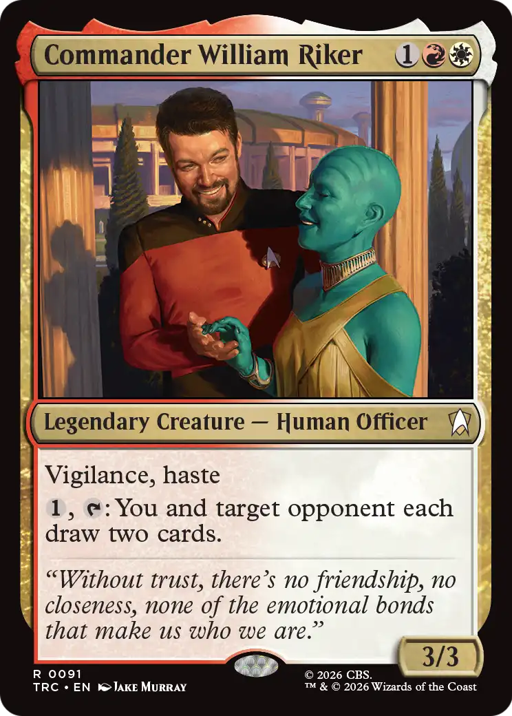Commander William Riker [Star Trek Commander] | Gate City Games LLC