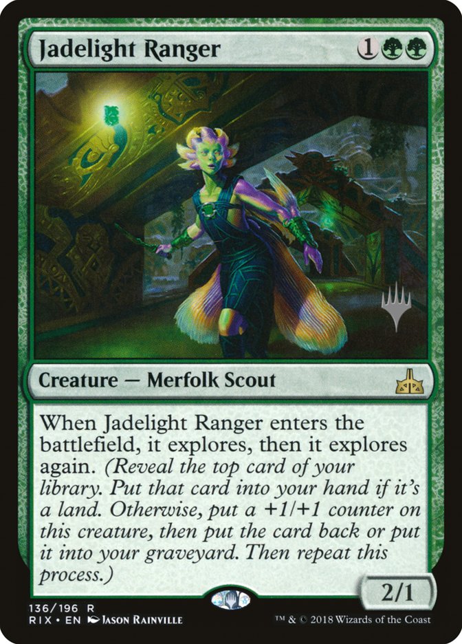 Jadelight Ranger (Promo Pack) [Rivals of Ixalan Promos] | Gate City Games LLC