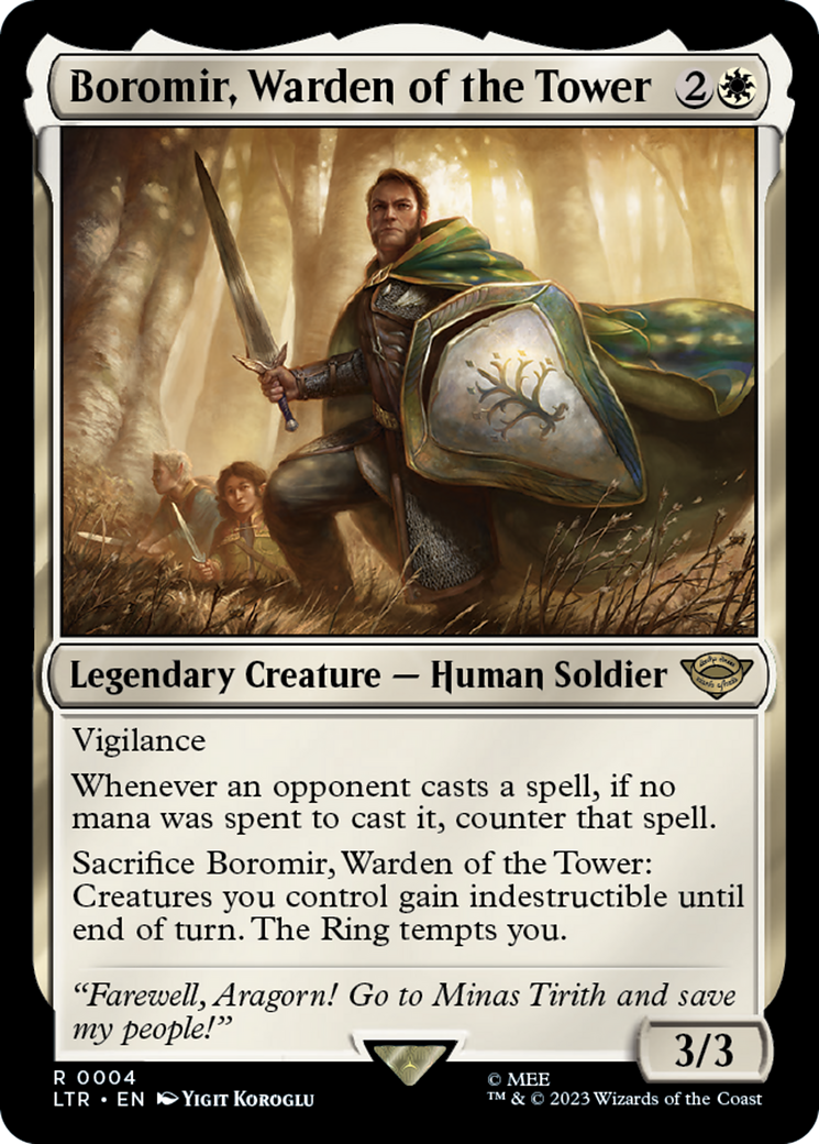 Boromir, Warden of the Tower [The Lord of the Rings: Tales of Middle-Earth] | Gate City Games LLC