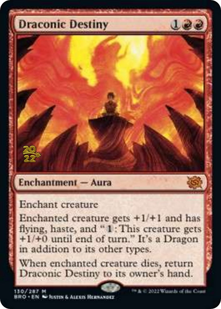 Draconic Destiny [The Brothers' War Prerelease Promos] | Gate City Games LLC