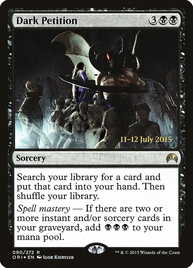 Dark Petition [Magic Origins Prerelease Promos] | Gate City Games LLC