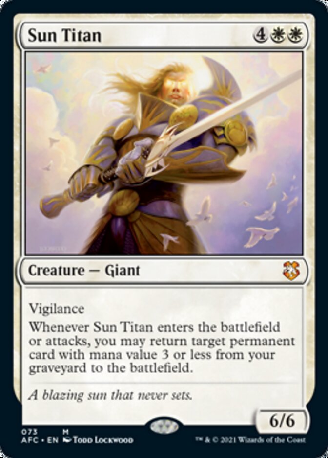 Sun Titan [Dungeons & Dragons: Adventures in the Forgotten Realms Commander] | Gate City Games LLC