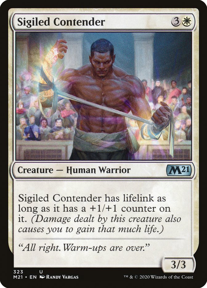 Sigiled Contender [Core Set 2021] | Gate City Games LLC