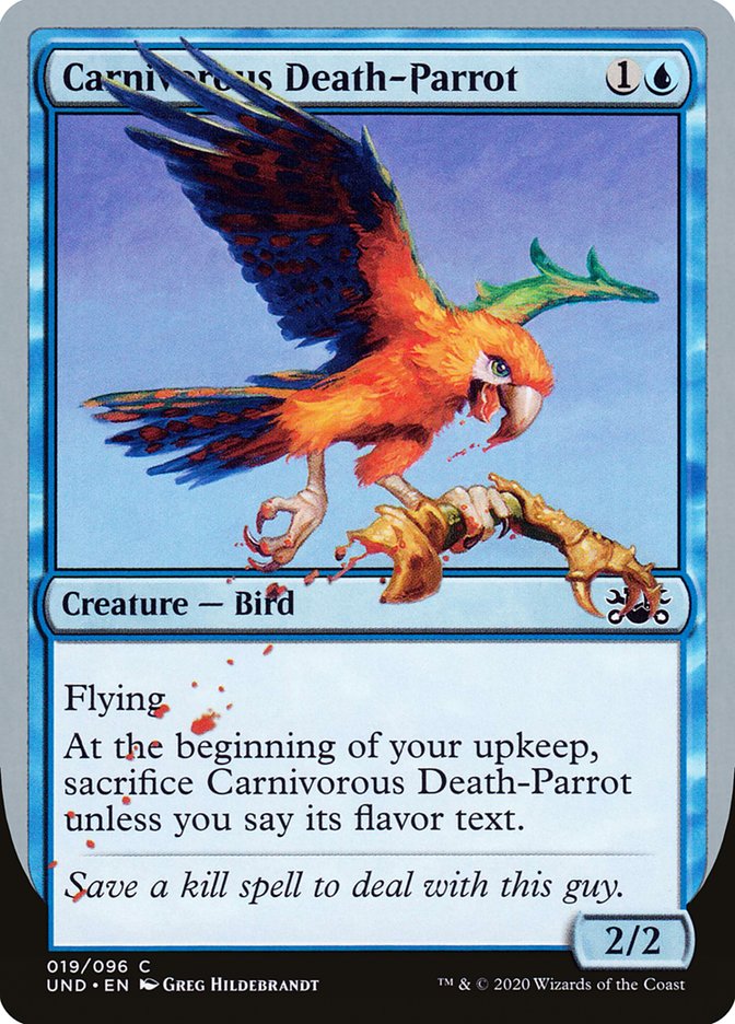 Carnivorous Death-Parrot [Unsanctioned] | Gate City Games LLC