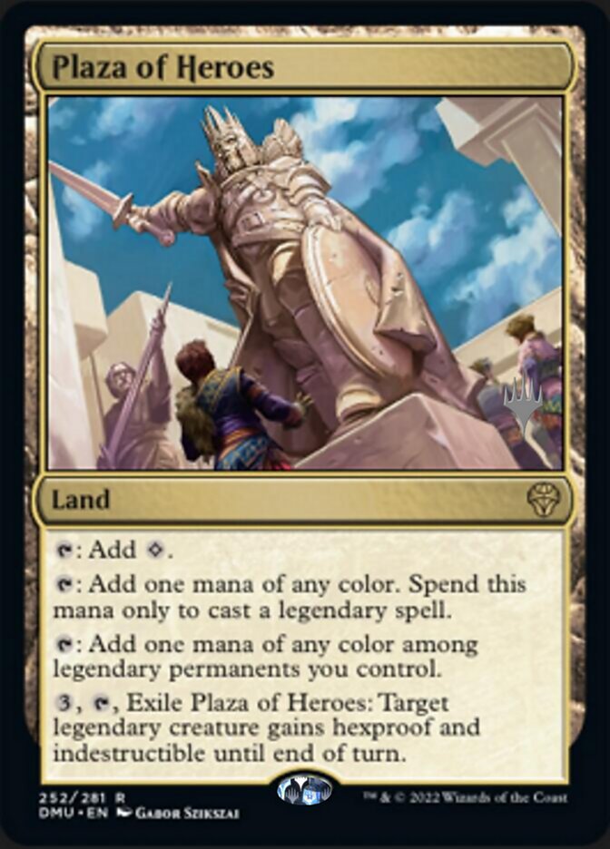 Plaza of Heroes (Promo Pack) [Dominaria United Promos] | Gate City Games LLC