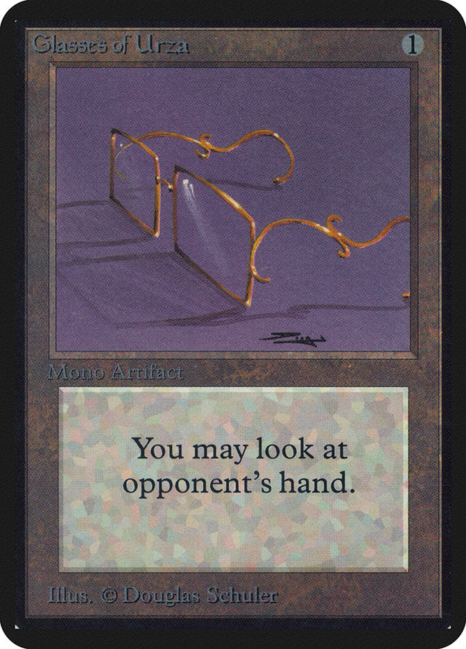 Glasses of Urza [Alpha Edition] | Gate City Games LLC