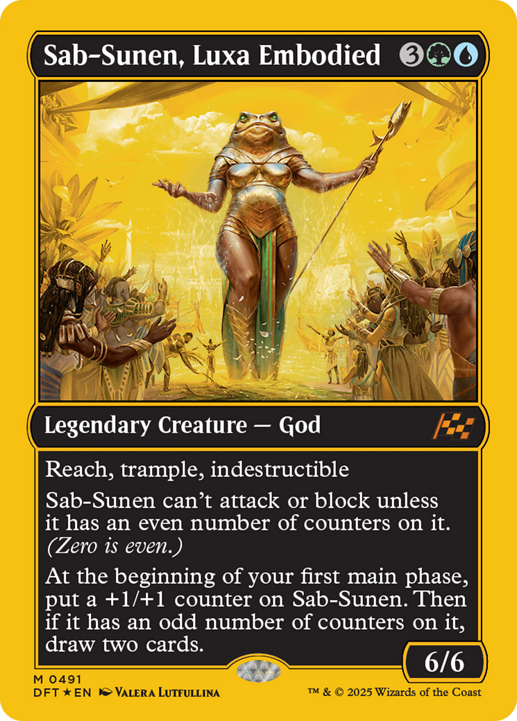 Sab-Sunen, Luxa Embodied (First-Place Foil) [Aetherdrift] | Gate City Games LLC