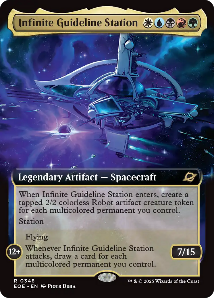 Infinite Guideline Station (Extended Art) [Edge of Eternities] | Gate City Games LLC