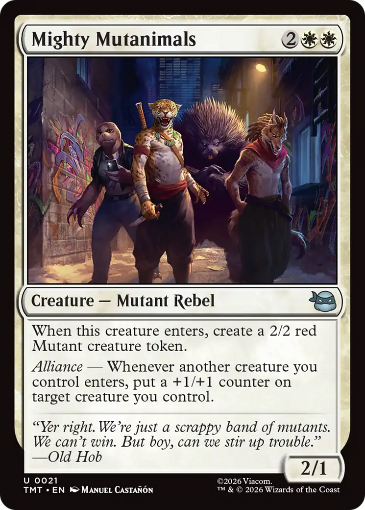 Mighty Mutanimals [Teenage Mutant Ninja Turtles] | Gate City Games LLC