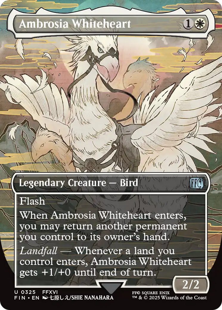 Ambrosia Whiteheart (Borderless) [FINAL FANTASY] | Gate City Games LLC
