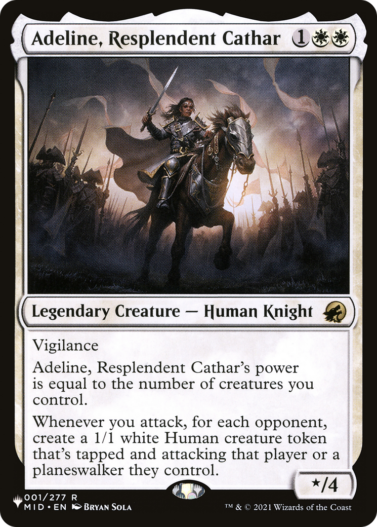 Adeline, Resplendent Cathar [The List] | Gate City Games LLC