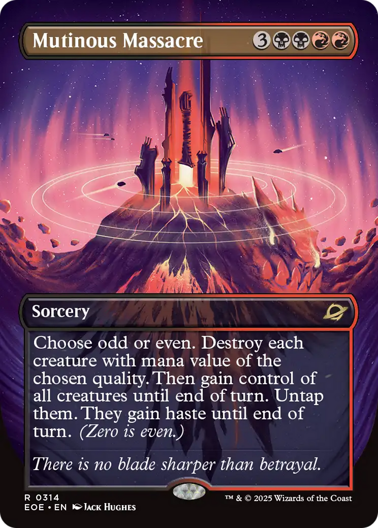 Mutinous Massacre (Borderless) [Edge of Eternities] | Gate City Games LLC