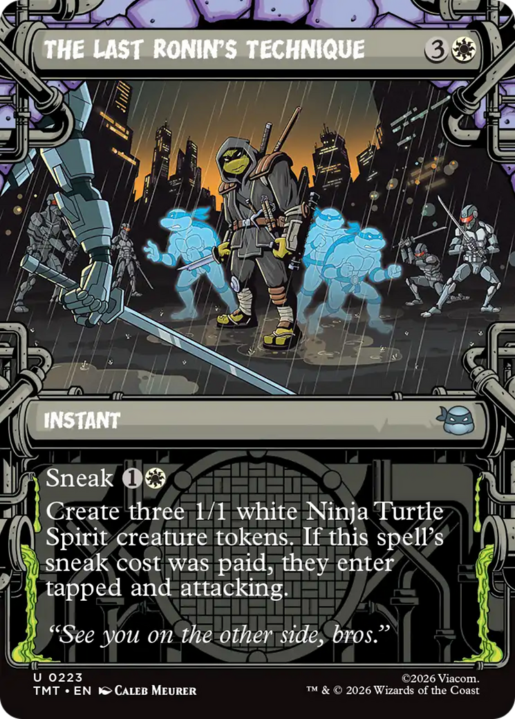 The Last Ronin's Technique (Showcase) [Teenage Mutant Ninja Turtles] | Gate City Games LLC