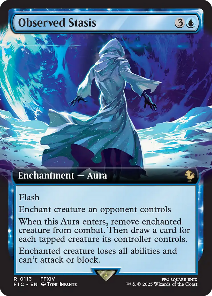 Observed Stasis (Extended Art) [FINAL FANTASY Commander] | Gate City Games LLC
