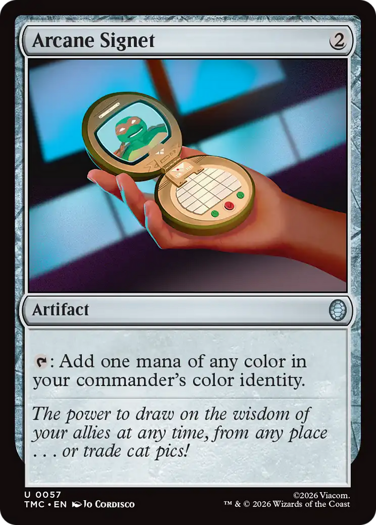 Arcane Signet [Teenage Mutant Ninja Turtles Commander] | Gate City Games LLC