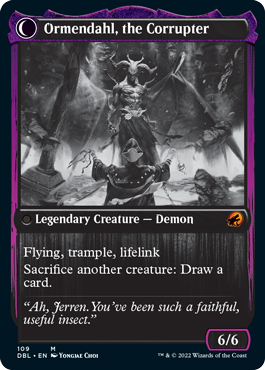 Jerren, Corrupted Bishop // Ormendahl, the Corrupted [Innistrad: Double Feature] | Gate City Games LLC