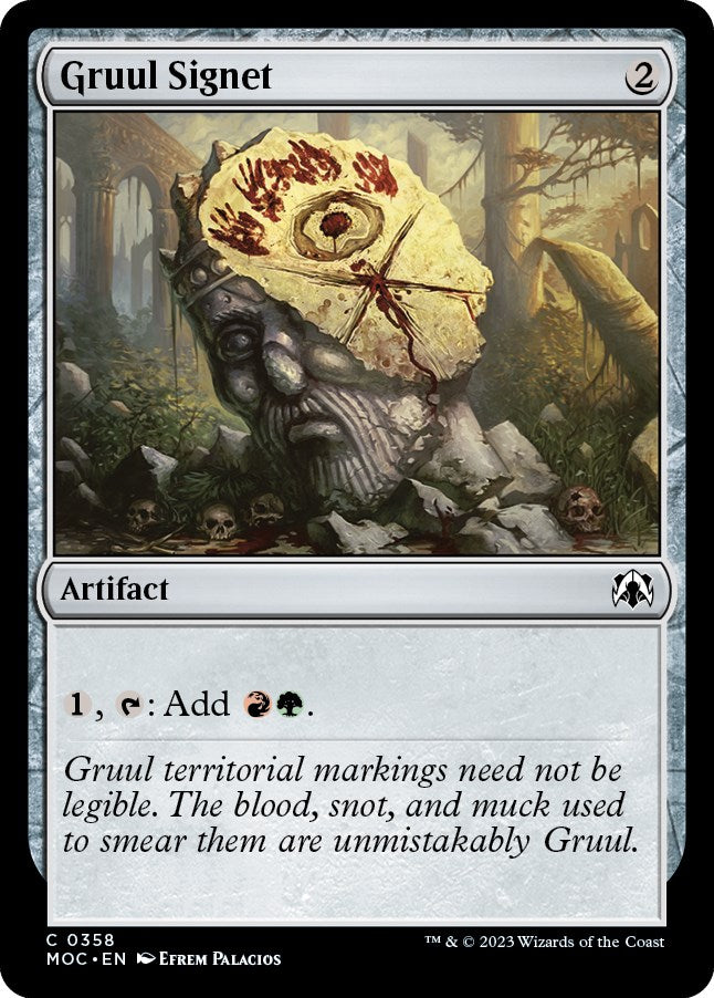 Gruul Signet [March of the Machine Commander] | Gate City Games LLC