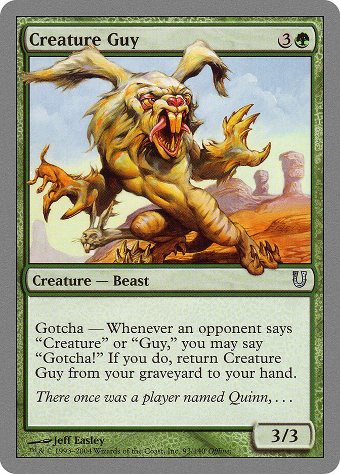 Creature Guy [Unhinged] | Gate City Games LLC