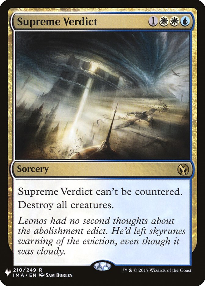 Supreme Verdict [Mystery Booster] | Gate City Games LLC