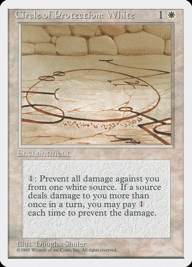 Circle of Protection: White [Fourth Edition] | Gate City Games LLC