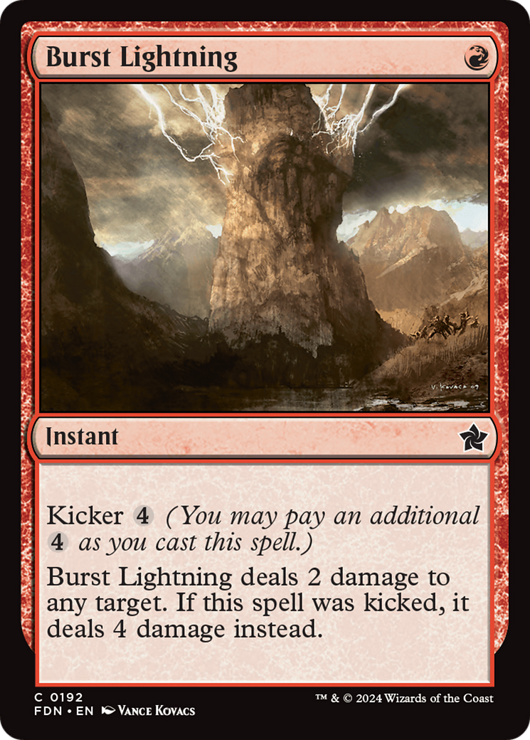 Burst Lightning [Foundations] | Gate City Games LLC